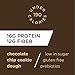 Barology High Protein Energy Bar for Women, Yummy Chocolate Chip Cookie Dough, Low Sugar, 10g Net Carbs, 16g Protein, 12g Fiber, Gluten Free, Prebiotics, Under 190 Calories, 1.9 oz Bar, 12 Count Packthumb 2