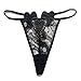 Underpants ，Beautyvan Comfortable Womens White Love panty G string thong underwear (Black)