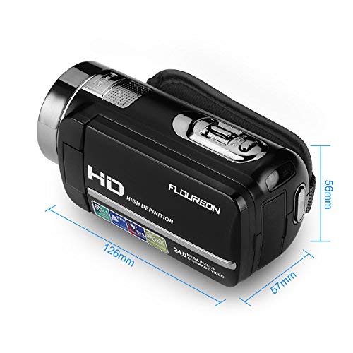 4 FLOUREON+Camcorder+Digital+Rotation+Recording