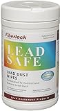 Fiberlock Dust Wipes, Lead-Based Paint Multi-Surface Cleaner, Lead Remover, Hazard Protector