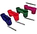 Rite Farm Products 4 Pack in 4 Colors Soda Pop Water Bottle Bird Drinker Cup & Spring Quail Dove Chicken Pigeon