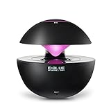 Portable Computer Bluetooth Speakers, ONHI Mini Speakers with 7 Color Light and Noise Reduction Mic, Semi Leviation Style Sound Box, Support TF Card and audio input/output