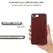 TENDLIN Compatibl with Case with Premium Leather Outside and Flexible TPU Silicone Hybrid Slim Case (Brown)