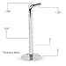Wallniture Nera Hanging Jewelry Organizer, Bracelet and Necklace Holder Wall Mount Storage Set of 2, 8mm Chrome Finish 5.5 Inches