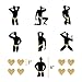 PartyForever Gold Bachelorette Party Banner - Bachelorette Party Decorations Set, Hen Party Banner Sign Decorations and Bridal Shower Supplies Kit