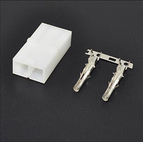 Youme 5pairs Big Tamiya 2 Pin L6.2-2P Connector Plug Male female airsoft gun battery