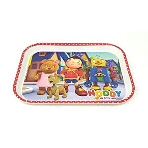 Noddy Rectangular Melamine Tray, Multicolour