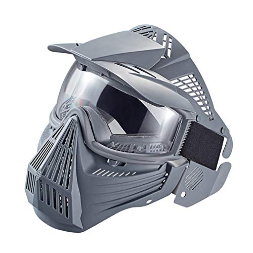 image for Anyoupin Paintball Mask, Airsoft Mask Full Face with Goggles Impact Re