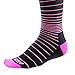 BAMS Premium Bamboo Womens and Mens Compression Socks - Antibacterial 20-30 mmHg Graduated Knee-High Sock with Hypoallergenic Odor-Kill Technology for Running, Sports, Travel, Maternity (1 Pair)