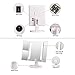 YINUO LIGHT Lighted Makeup Mirror,36 LED Vanity Mirror with Lights Touch Screen, USB Power Supply, 180 Degree Adjustable Countertop Cosmetic Mirror