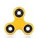 Aimbig Fidget Spinner Toy Stress Reducer - Tri-Spinner Fidget Toy with Si3N4 Hybrid Ceramic Bearing - Perfect For ADD, ADHD, Anxiety, and Autism Adult Children - Non-3D Printed (yellow)