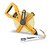 Komelon 6622 Open Reel Fiberglass Tape Measure, 200-Feet
