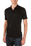 Woolly Clothing Men's Merino Wool Polo Shirt - Ultralight - Wicking Breathable Anti-Odor