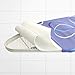 Brabantia Size C Ironing Board (49 x 18 in) 7 Height Options, Adjustable Steam Iron Rest Holder (Moving Circles) Non-Slip Feet, Anti-Collapse Child Locks