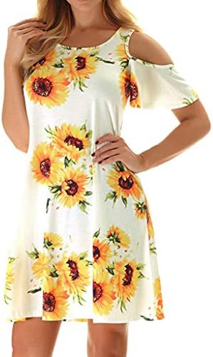 FORUU womens Dress Dress For Women, Foruu Printed Short Striped A-Line Loose