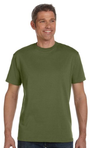 Econscious Men's Organic Cotton Classic Short Sleeve T Shirt, OLIVE, Medium