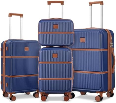 Amazon.com | Merax Luggage Sets, Hardshell Luggage Sets 3 Piece 20