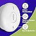 Elvicto Combination Photoelectric Smoke & Carbon Monoxide Detector 10 Year Battery Operated, Travel Portable Fire and Co Alarm for Home, Kitchen