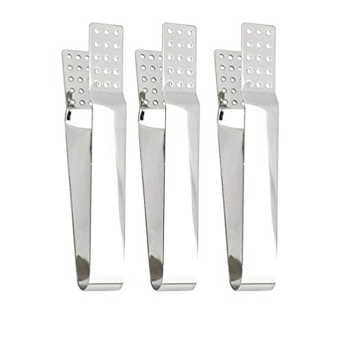 Yardwe - Set di 3 bustine di tè, in acciaio inox, per infusione di erbe aromatiche, da cucina, in metallo, con clip - immagine 7