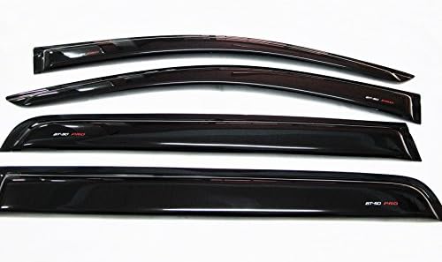 Visor Rain Wind Shield Air Weather Guard Vent Mazda Bt-50 Pro 4 Doors 2012+ Trim