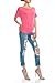 Nolabel Women's V Neck/Boat Neck Dolman Short Sleeve Side Shirring Drape Tunic Top (Plus Size)