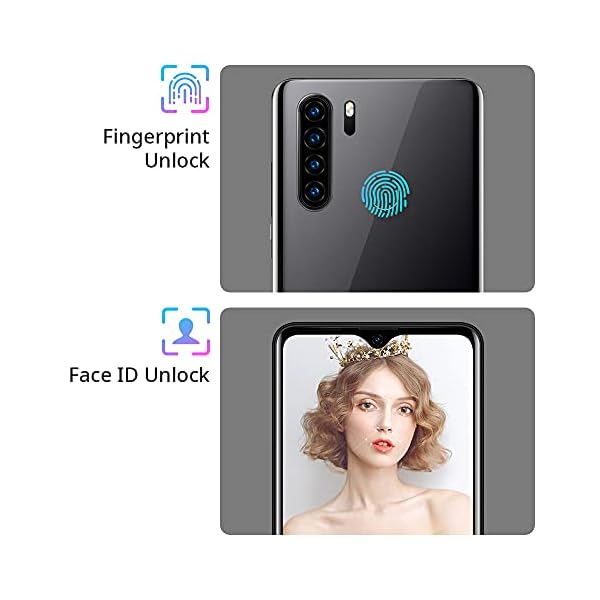 Mobile-PhoneBlackview-A80-Plus-Smartphone-Android-10-Phone-Dual-SIM-Free-Phones-with-4680mAh-Big-Battery649-inches-Waterdrop-Full-Screen4GB-RAM64G-ROMQuad-Rear-CameraFingerprintFace-ID-Black 4G Mobile Phone, Blackview A80 Plus Smartphone SIM Free Android 10 Phone with 4680mAh Big Battery, 4GB RAM+64GB ROM…