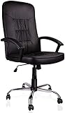 ORVEAY Office Ergonomic Office Chair Executive Bonded Leather Computer Chair, Black