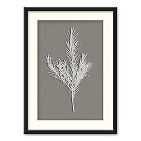 Black Paper Framed Canvas Wall Art...