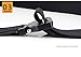 Tactical belt Military Nylon Webbing Belt with Heavy Duty Buckle for Mens (Black)
