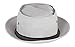 Packable Pork Pie Poplin Ribbon Bucket Hat - Light Grey - Large