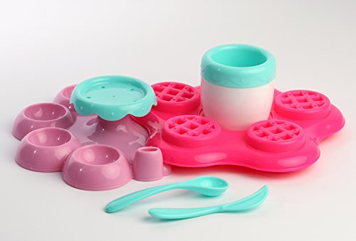 AMAV Sweet Art Belgian Waffle Maker Set Using Microwave Baking DIY Make Your Own Delicious Easy to Make Waffles with Your Kids Idea for Boys & Girls Age 6+ - Thumbnail 2