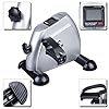 Mini Exercise Bike Pedal Exerciser Arm Leg Trainer Cycle Exercise Bike Silver