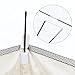 Homiak Slim-line Laundry Hamper with Wheels for Clothes Storage and Organization, Laundry Bins with Handles on Wheels (L15.4 x W7.3 x H22 inch) (Beige)