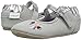 Robeez Girls' Catherine White-K Crib Shoe, Blossom Ballet Grey, 12-18 Months M US Infant