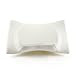 IKSTAR Therapeutic Design Contour Memory Foam Bed Pillow for Side Sleepers and Neck Pain,Orthopedic Hypoallergenic Sleep Pillow White King Size 25x14.5x4.3(Lower) x4.7(Higher) inches