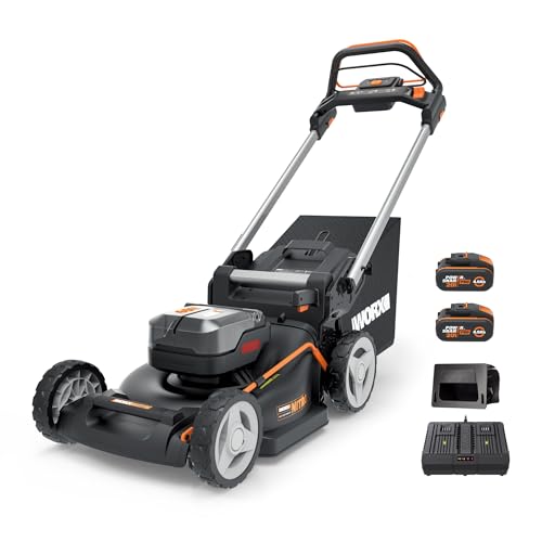 WORX WG749E Akku Rasenmäher 40V (2x20V), 46cm Schnittbreite