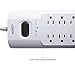 AUKEY Surge Protector with 8 Outlets and 2 USB Charging Ports, 1200 Joules Power Strip with 6ft Power Cord, ETL Certified