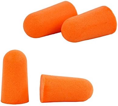 Hunsp EarPlugs 200 Pair Orange Soft Foam Value Individually Wrapped NRR 32DB