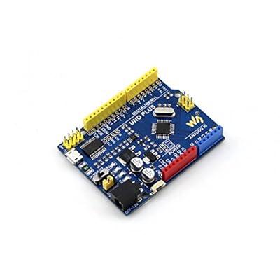 Contempo Views Waveshare Arduino UNO Plus Improved and Compatible with Arduino UNO R3, Onboard MCU ATMEGA328P-AU