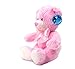 WILDREAM PinkTeddy Bear Stuffed Animal Plush with Ribbon Cravat, Shaggy Plush Stuffed Teddy Bear for Baby Kids Boys Girls, Soft First Teddy Bear Cute in Sitting Position 9.8 Inches(Dreamy Pink)