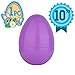 Totem World Jumbo 10-Inch Solid Pink Easter Egg - The Perfect Size For Holding Toys, Candy Bars, And Stuffed Animals - Easy To Open, Tough To Break - Great As Party Favors And Easter Basket Stuffers