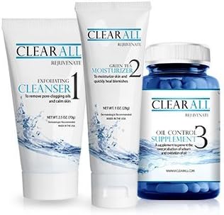 Clearall Acne System - The Revolutionary Acne Treatment for Teens and Adults by Clearall Skincare