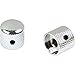 Ernie Ball Telecaster Knobs Chrome Plated Brass, Set of 2