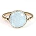 Moonstone 18k Rose Gold Clad Wholesale Gemstone Round Ring (9)