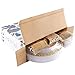 WDF 150 Gold Disposable Plates & Plastic Silverware &Plastic Cups, Lace Dinnerware : 25 Dinner Plates 10.25 inch, 25 Dessert Plates 7.5 inch, 25 Tumblers 10 oZ, 25 Forks, 25 Knives, 25 Spoons