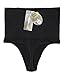 ShaperQueen102B Thong - Womens Best Tummy Control Cincher High-Waist Shapewear Trainer Body Shaper Girdle Faja Sexy Underwear (M, Black)