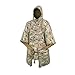 Helikon-Tex Swagman Roll Military Poncho, Bushcraft Line - Multi-purpose Rain Poncho & Emergency Cape- Survival and Military Gear - Woobie Blanket & Jacket (Camogrom)