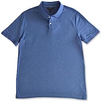 Banana Republic Mens Standard Fit Linen Blend Open Polo Shirt