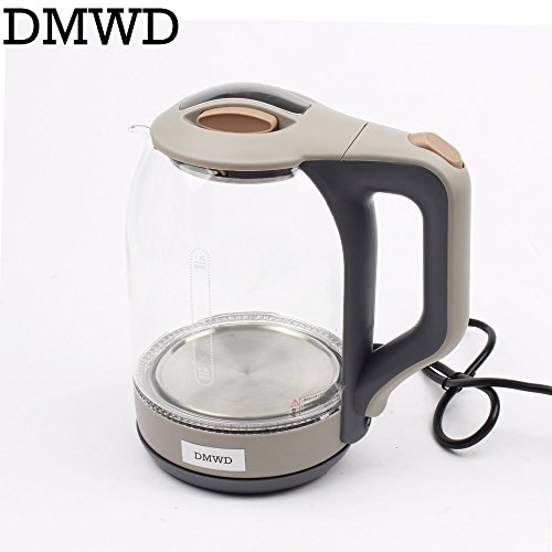 Click Here to See More Images DMWD electric kettle teapot Quick Heating Hot water Boiling tea Pot Glass water heating Kettles Automatic power off boiler EU US