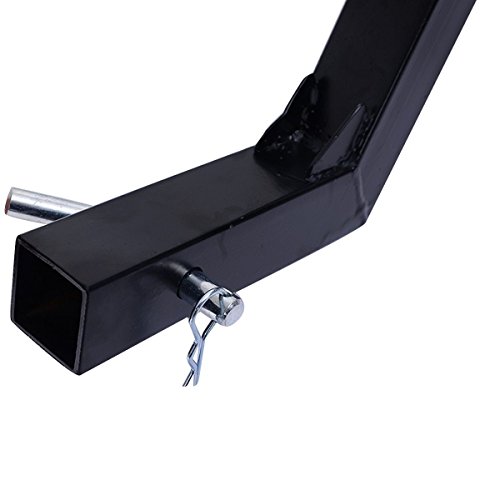 Goplus 500Pound Steel Cargo Carrier with 2Inch Hitch Mount High Lift